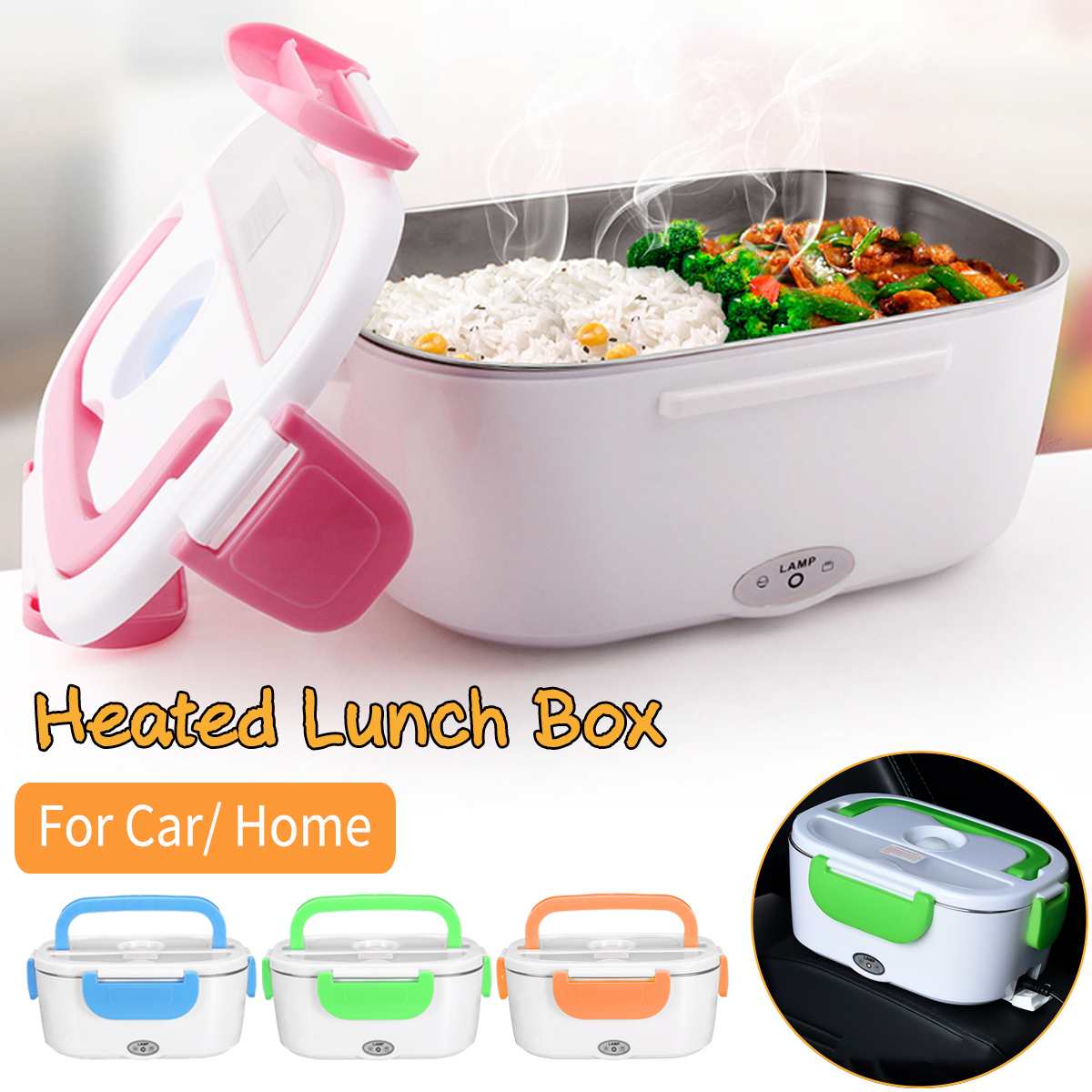 Electric Lunch Box with Car Adapter