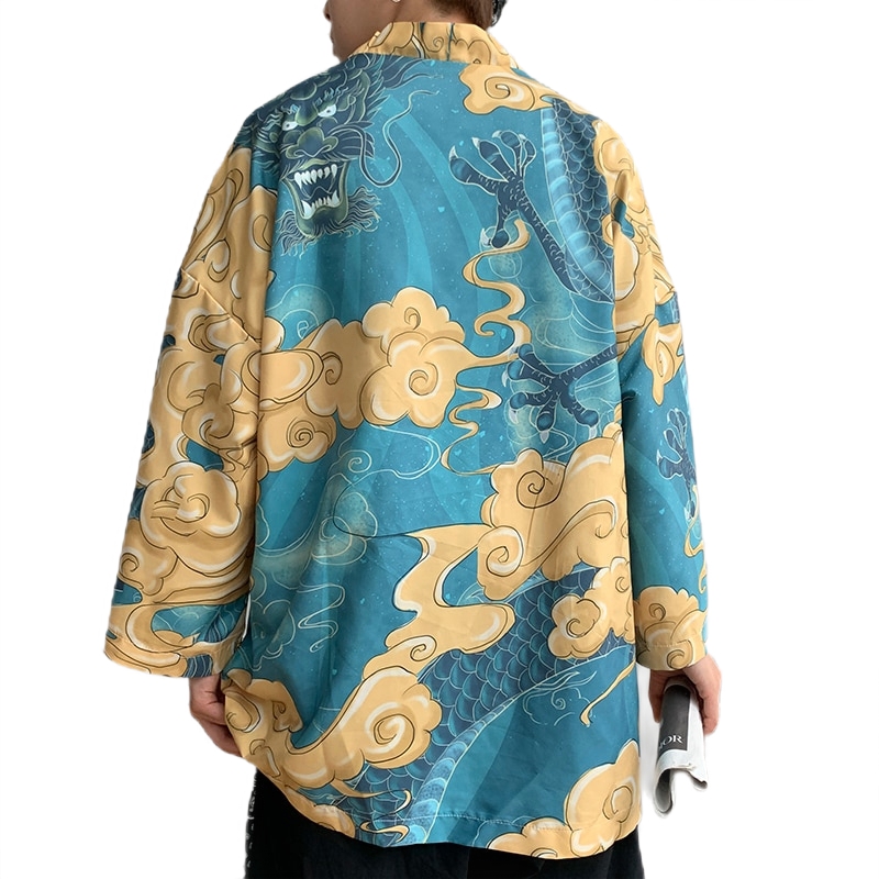 Men's Japanese Kimono Shirt