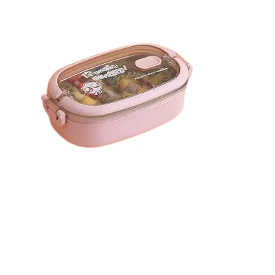 Pink 1 Layer Bento Box