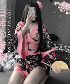 This lovely fabric will feel amazing and seductive against your skin while you feel feminine and seductive in our Sakura Print Sexy Kimono which is embellished with a stunning sakura or cherry blossom print.