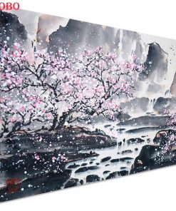 Diamond Embroidery Sakura Tree