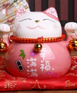 Maneki Neko Money Box - 4.5 inch Japanese Lucky Charm Cat