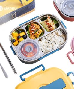 5 Compartment Bento Box with Bag